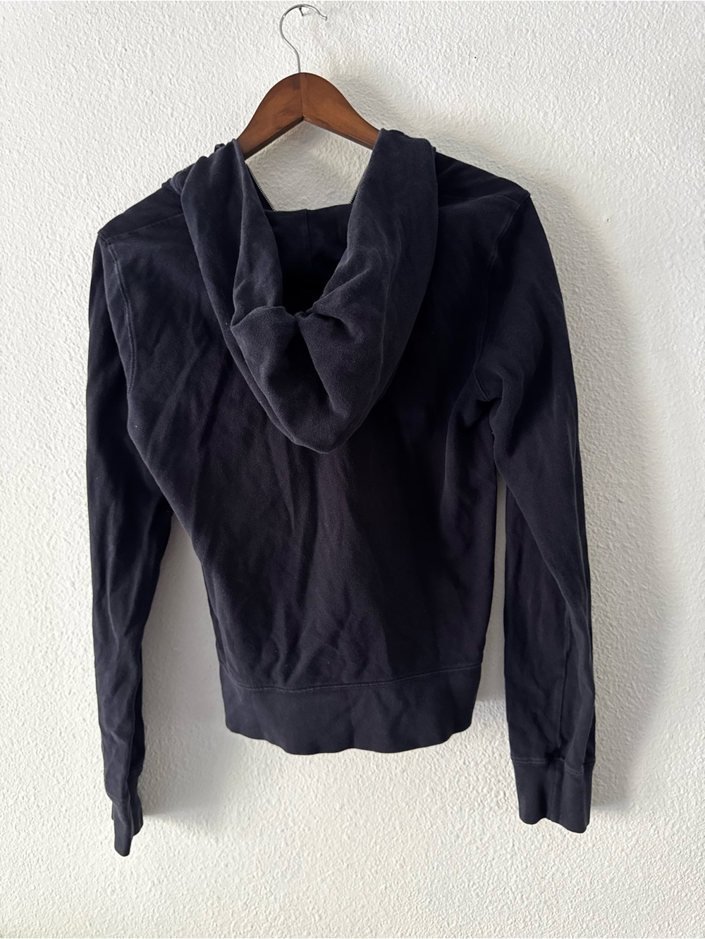 Polo Ralph Lauren Vintage Navy Zip Up Hoodie XL Preppy Athleisure Vintage - Picture 13 of 13